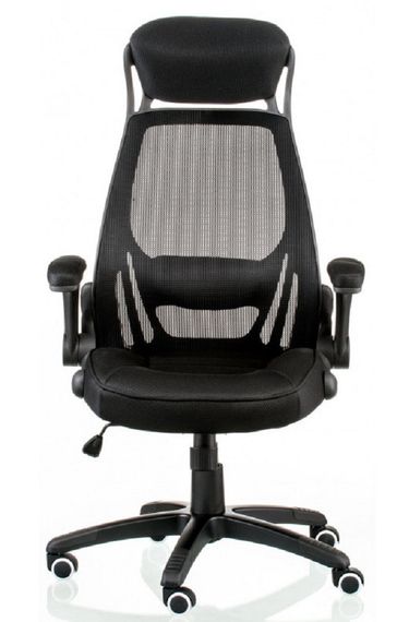 Кресло для руководителя Briz 2 black, регулируемые подлокотники, механизм Tilt | Зображення 1