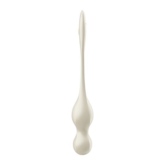 Вагінальні смарт-кульки з вібрацією Satisfyer Love Birds 1 Connect App White, 78 г | Зображення 1