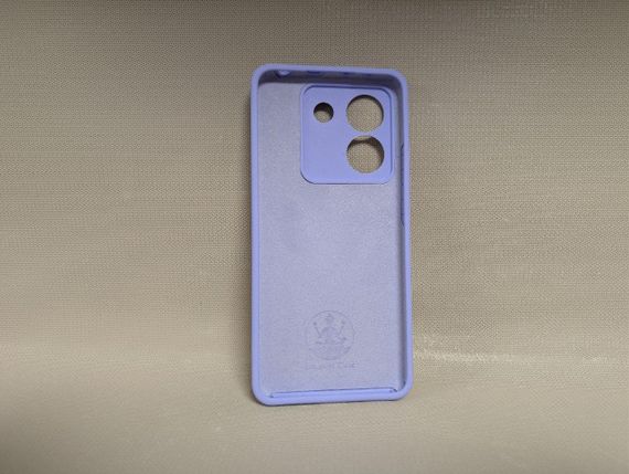 Чохол для Poco M7 Pro / Поко М7 Про, Lakshmi, з логотипом, м'який, протиударний, софт тач, бузковий | Зображення 1