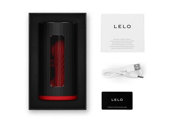 Смарт-мастурбатор LELO F1S V3 Red, 2 мотора, 8 режимов, стимуляция звуковыми волнами | Зображення 2