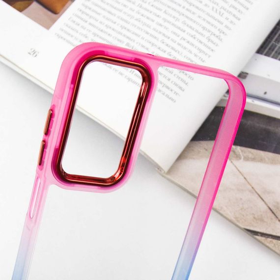 Чохол TPU+PC Fresh sip series для Samsung Galaxy A25 5G Синій / Рожевий | Зображення 4