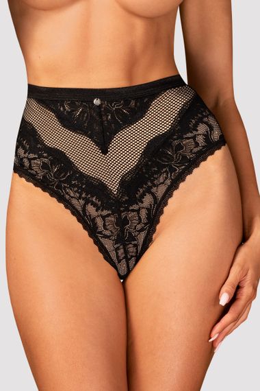 Трусики Obsessive Olvidia Черные XS/S