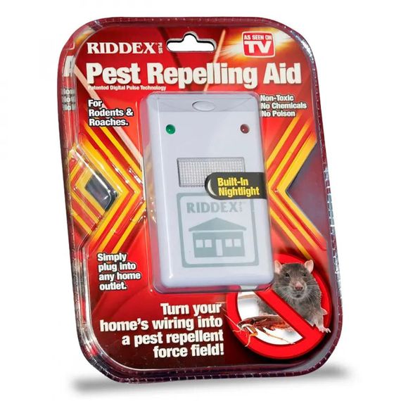Ультразвуковий відлякувач гризунів та комах RIDDEX / Електромагнітний відлякувач комах | Зображення 9