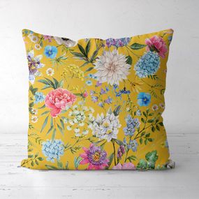 Подушка декоративная Soft Пионы, гортензии 45x45 см (45PST_23M086)