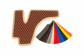 Коврик багажника (EVA, кирпичный) для Volkswagen Touran 2003-2010 гг
