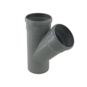 Трійник внутрішній каналізаційний PolMark ф110мм x45°