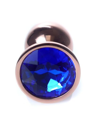 Анальна пробка - Jewellery Red Gold Plug Dark Blue | Зображення 1