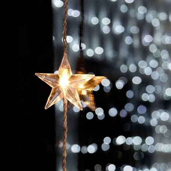 Гірлянда-штора 120LED Зорепад XMAS WW Теплий білий (23456850401_419) | Зображення 2