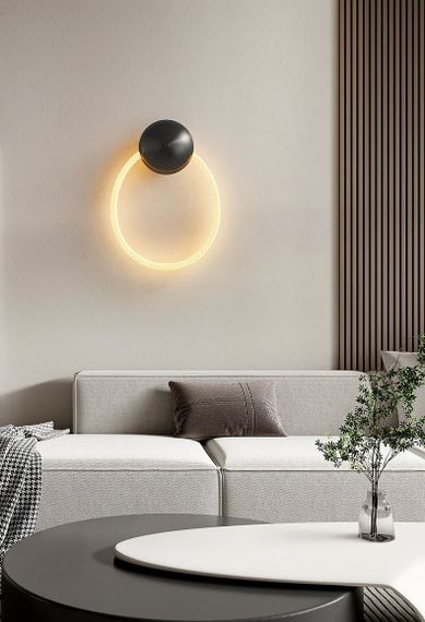 Бра LED 27389 Чорний 10х28х35 см. | Зображення 1