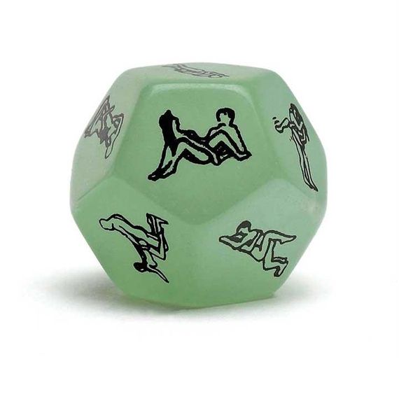 Романтична гра неоновий дванадцятигранний кубик "Пози" — Sex кубик | Зображення 5