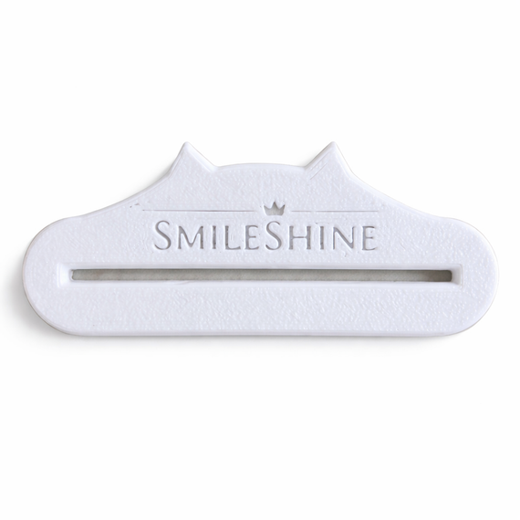 Дозатор-витискач для зубної пасти "SmileShine" Кіт, білий | Зображення 2