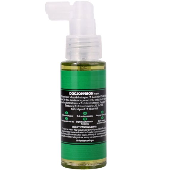 Спрей для мінету Doc Johnson GoodHead DeepThroat Spray - Mystical Mint 59 мл для глибокого мінету | Зображення 1