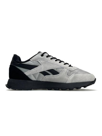 Чоловічі кросівки Re-ebok Classic Leather New Grey Black Lime 44 28
