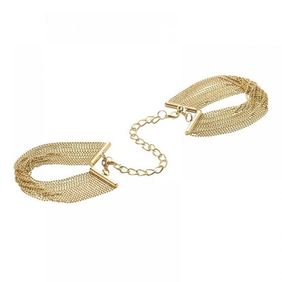 Браслети-наручники MAGNIFIQUE Bijoux Indiscrets, золотисті | Зображення 2