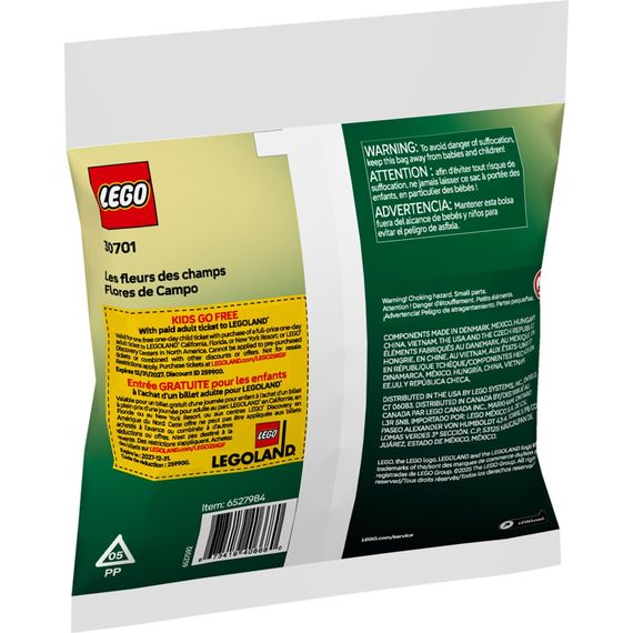 Конструктор LEGO Botanicals Польові квіти (30701) | Зображення 2
