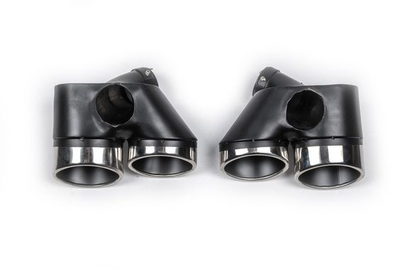 Насадки на глушник V1 (2 шт) для Mercedes E-сlass W211 2002-2009 рр. | Зображення 2