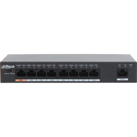 Комутатор мережевий Dahua DH-PFS3009-8ET1GT-96 | Зображення 1
