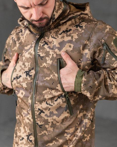 Тактична куртка софтшел Kord second generation pixel ВТ7803 | Зображення 6