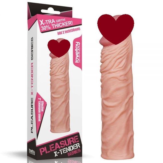 Насадка Add 2" Pleasure X Tender, Flash Sex Aura