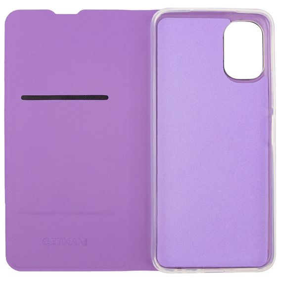 Шкіряний чохол-книжка GETMAN Elegant (PU) для TECNO Spark 9 Pro (KH7n) Штучна шкіра, Слот для візитки, Бузковий | Зображення 4