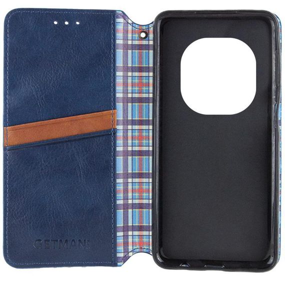 Шкіряний чохол-книжка GETMAN Cubic (PU) для Xiaomi Redmi Note 15 4G/5G (EU) Синій | Зображення 2