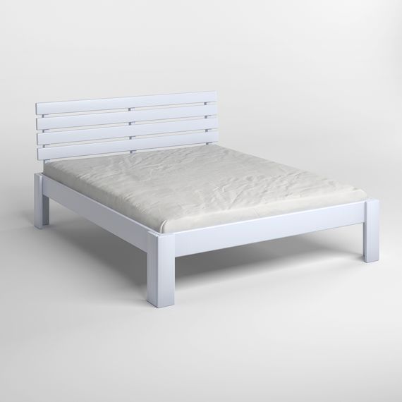 Полуторне дерев'яне ліжко Mebigrand Техас Сіро-блакитний (S2010R80B) 120х200 см (MBG-9693) | Зображення 1