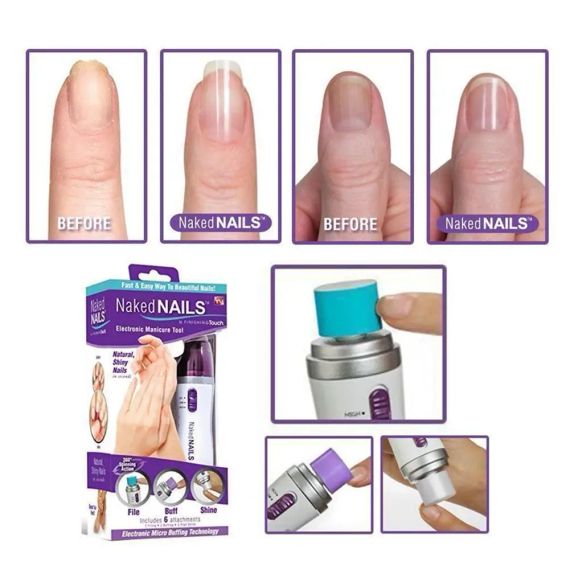 Прилад для поліровки і шліфування нігтів Naked Nails | Зображення 1