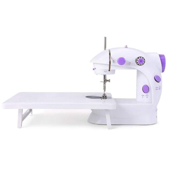 Швейная машинка со столом 250 Вт, Mini Sewing SM202A / Домашняя мини машинка для шитья с педалью | Зображення 4