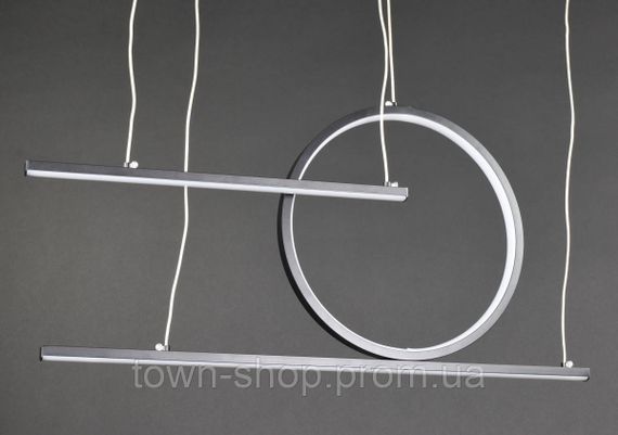 Люстра потолочная LED MJ24C-900-bk-k Черный 35-150х5х70 см. | Зображення 4
