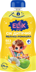 Детский сок яблоко-ромашка Elfik Magic 175 мл х 12 шт