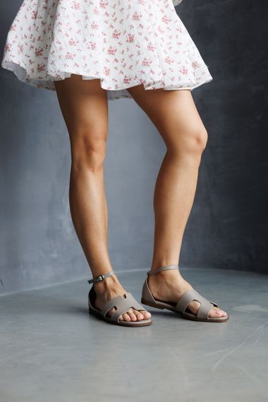 Сандалі жіночі 591731 Бежеві 36 37 38 39 40 41 | Зображення 6