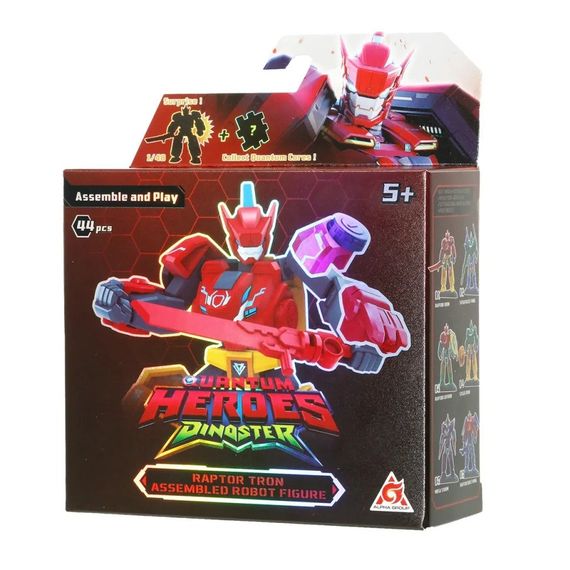 Детский робот-конструктор "Раптор Трон" Dinoster EU580881A-1, 45 деталей
