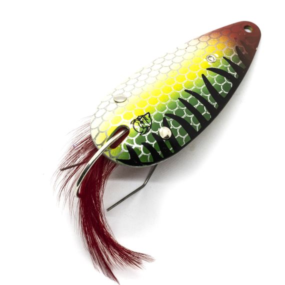 Блешня Dardevle Weedless 70mm 21g #Hmrd Nickel/Blue (1565) | Зображення 5