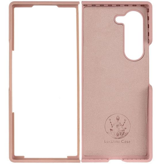 Чохол Foldables Silicone Cover Lakshmi (AAA) для Samsung Galaxy Z Fold6 Білий / White Рожевий / Pink Sand | Зображення 2
