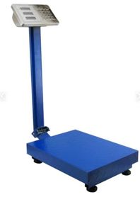 Ваги торговельні електронні Domotec 1827 зі стійкою, до 150 кг