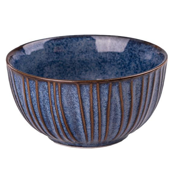 Тарілка глибока кругла з порцеляни 11.5 см синій HP641 | Зображення 1