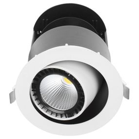 Світильник стельовий LED вбудований LED-57/30W CW WH COB Brille 32-254