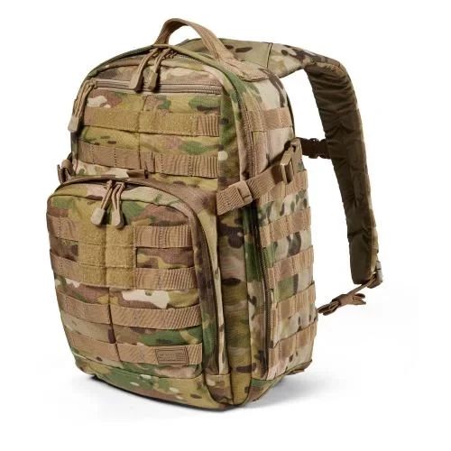 Тактичний рюкзак 5.11 Tactical RUSH 24L 2.0  Multicam міцний штурмовий рюкзак із системою MOLLE для військових, туризму та EDC | Зображення 5