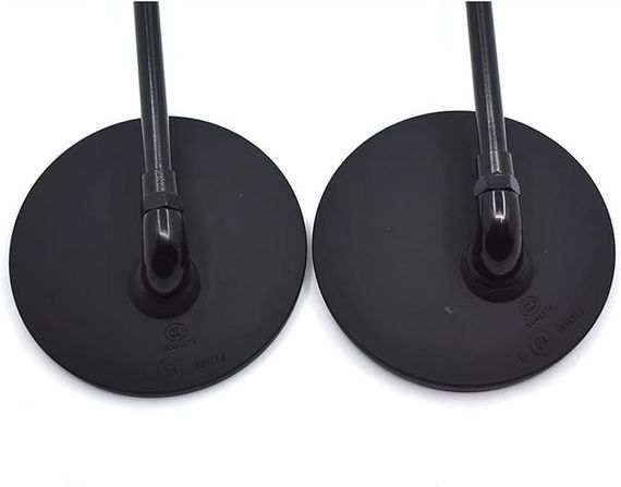 Дзеркало заднього огляду для мотоцикла, Універсальні круглі дзеркала, для мотоцикла, Бічні дзеркала заднього огляду | Зображення 2