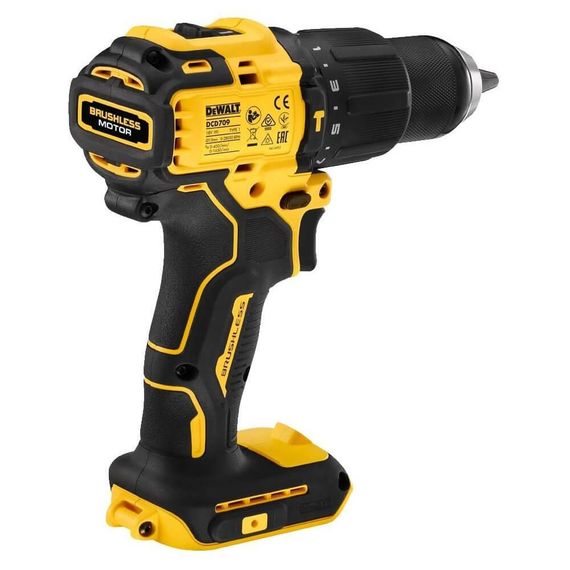 Дрель- шуруповерт аккумуляторная бесщёточная ударная 65 Нм DeWALT DCD709M2T | Зображення 3