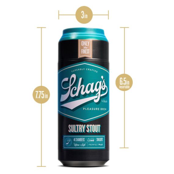 Мастурбатор – банка пива Blush Schag's – Sultry Stout Masturbator – Frosted, самозмащуваний, вакуум | Зображення 5