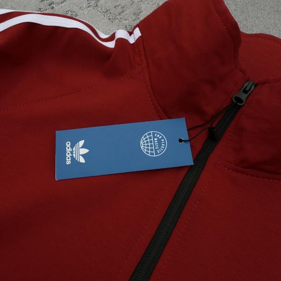 Кофта на блискавці Adidas червона | Зображення 3