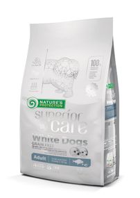 Корм Nature's Protection Superior Care White Dogs Grain Free Adult Small and Mini Breeds сухой для собак малых пород с белым окрасом шерсти 1.5 кг