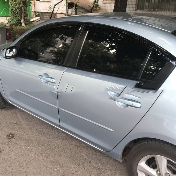 Вітровики SD (4 шт, HIC) для Mazda 3 2003-2009 рр | Зображення 3