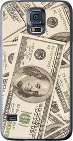 Чехол на Samsung Galaxy S5 g900h Доллары "3016u-24-17620"