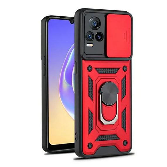 Чохол Defender з захистом камери для Vivo Y31 колір Червоний
