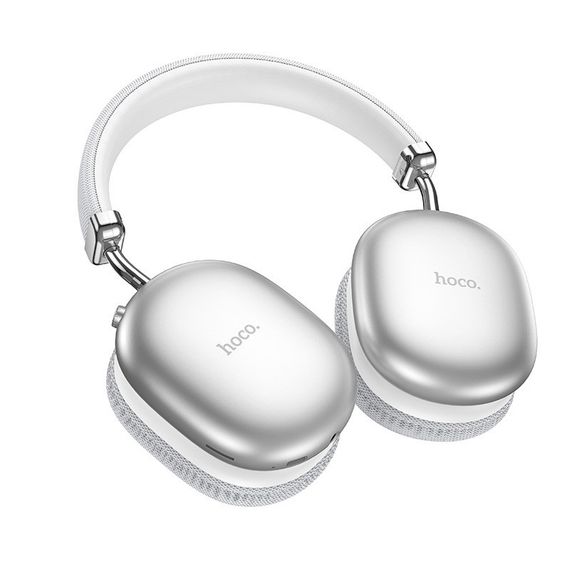Накладные беспроводные наушники Hoco W35 Max Joy Silver | Зображення 2
