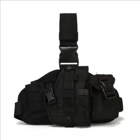 Кобура набедренная с карманами Molle универсальная Oxford 900D  Black