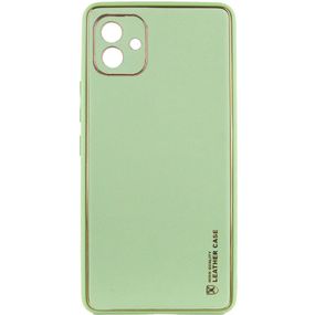 Кожаный чехол Xshield для Samsung Galaxy A05 Зеленый / Pistachio