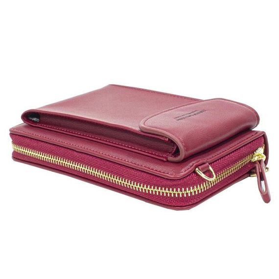 Женский кошелек Baellerry N8591 Red сумка-клатч для телефона денег банковских карт | Зображення 3
